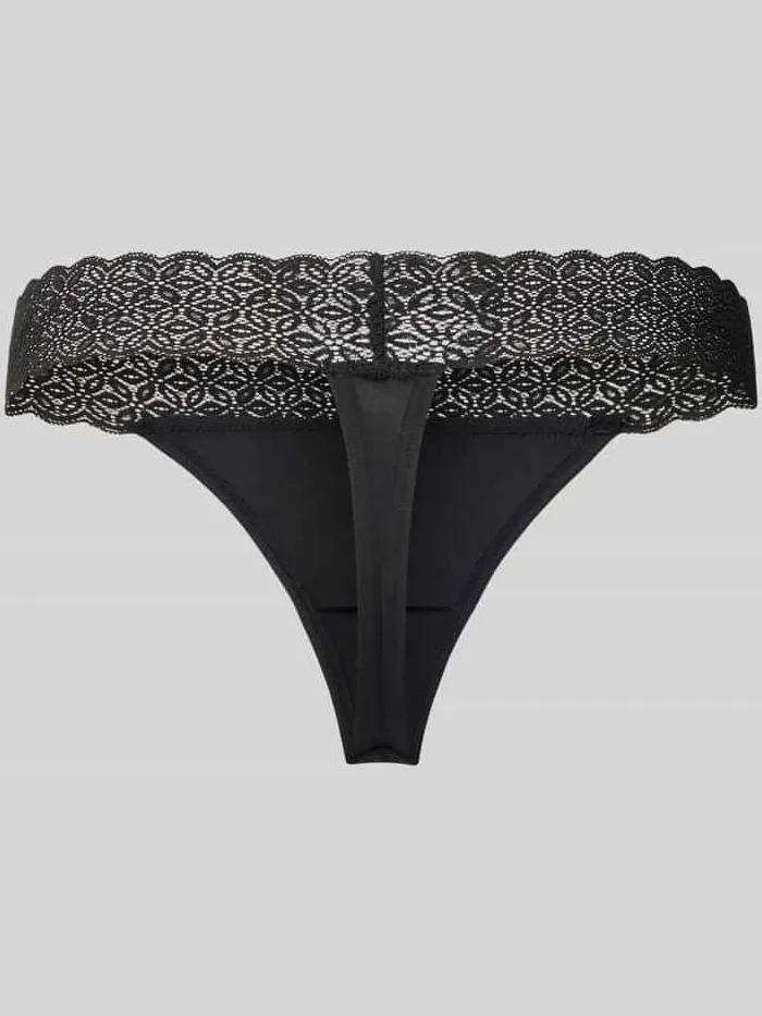 Jake*s Casual String van modalmix zwart, foto 2