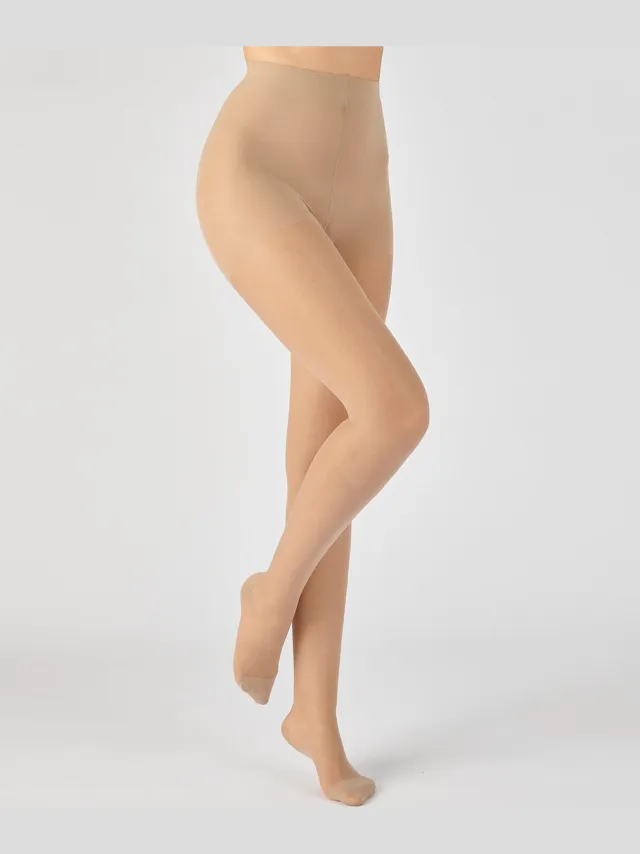 Damart Compressiepanty degressief lichtgewicht Sigvaris, 70D - Dames - Beige