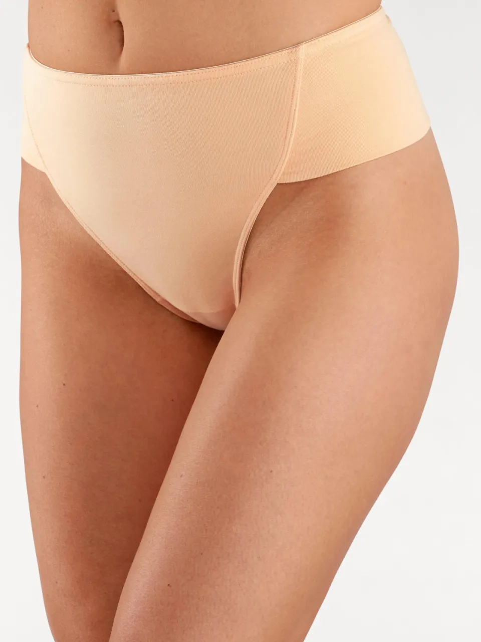 corrigerende string zwart, wit en beige beige, zwart, wit
