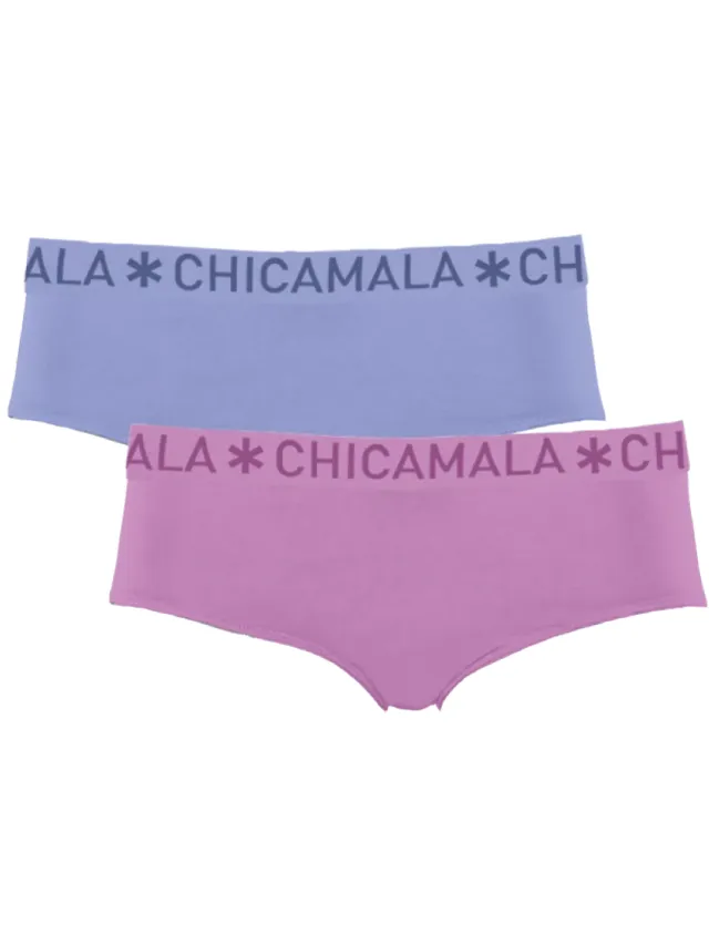 slip 2-pack lila en roze
