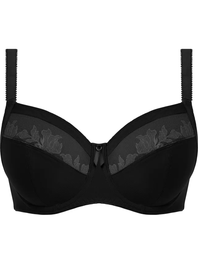 Fantasie Illusion UW Side Support Bra Dames Beha - Maat 75E (EU) ZWART