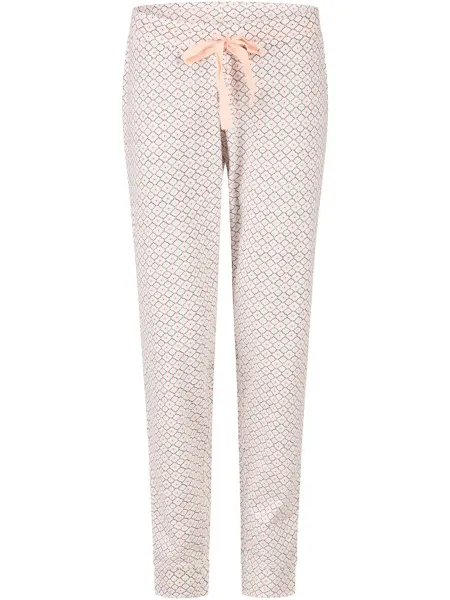 By Louise Dames pyjama set lang blauw/wit print, foto 2