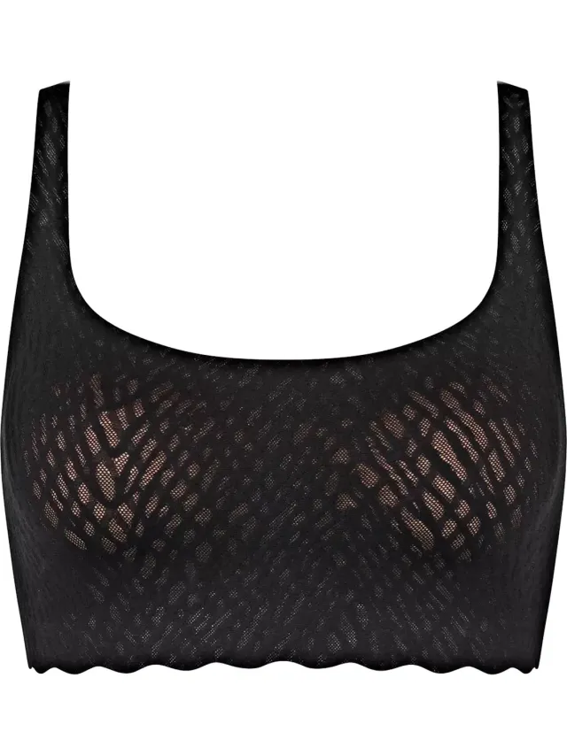 Sloggi Women ZERO Feel Bliss Top - bralette - zwart