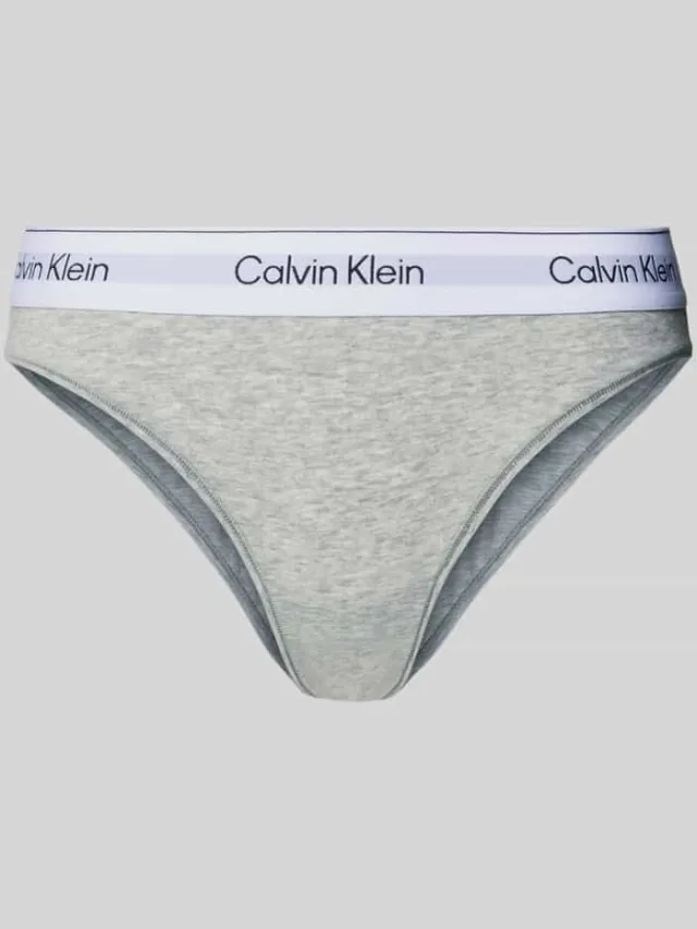 Calvin Klein Slip van katoenmix lichtgrijs, foto 2