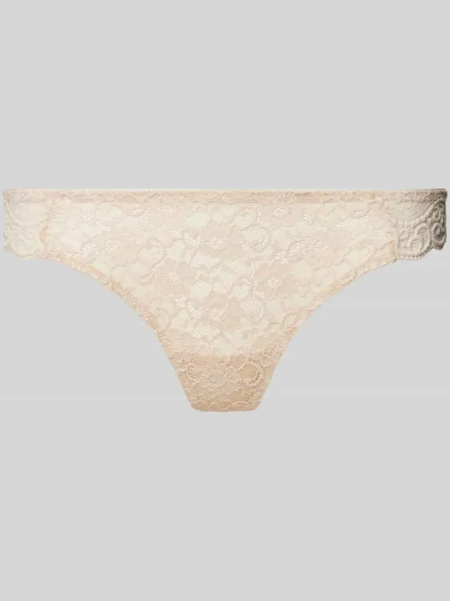 Triumph String in semi-transparant design, model 'AMOURETTE' Beige
