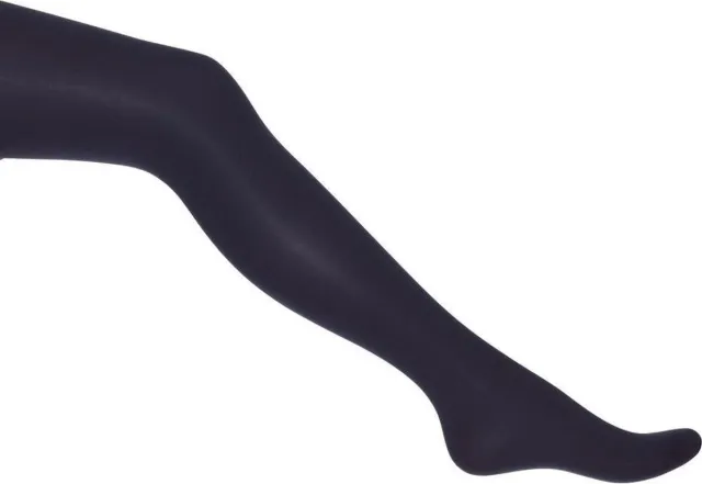 Bonnie Doon Dames - Panty's - Basic Opaque Tights - Donker Blauw/Navy - XXL (44/46)