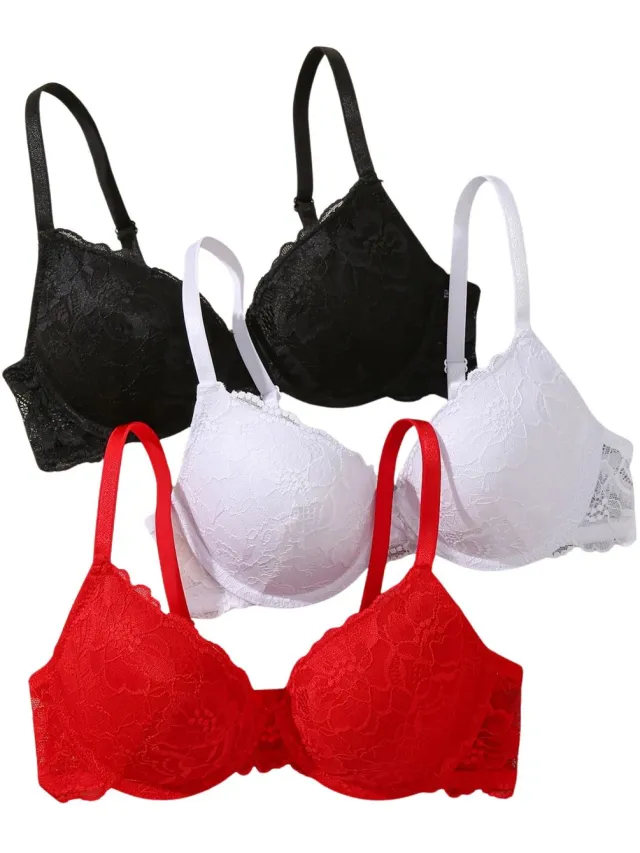 Currero BH Zonder Beugel - Strapless - Zonder Bandjes - Met Voorsluiting - Push-up Bh's - Comfort Beha - Comfortabel - Grote Sluiting - Veelkleurig C - Cupmaat