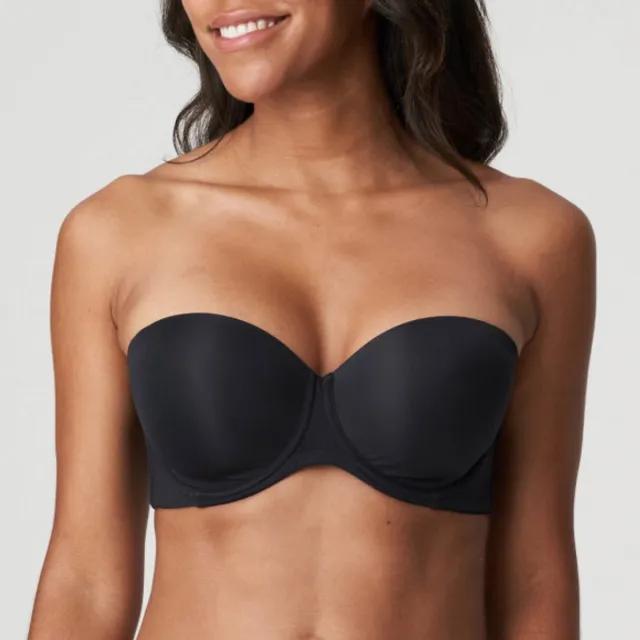 PrimaDonna Figuras Voorgevormde Strapless Bh 0263258 Charbon - maat EU 70F / FR Zwart