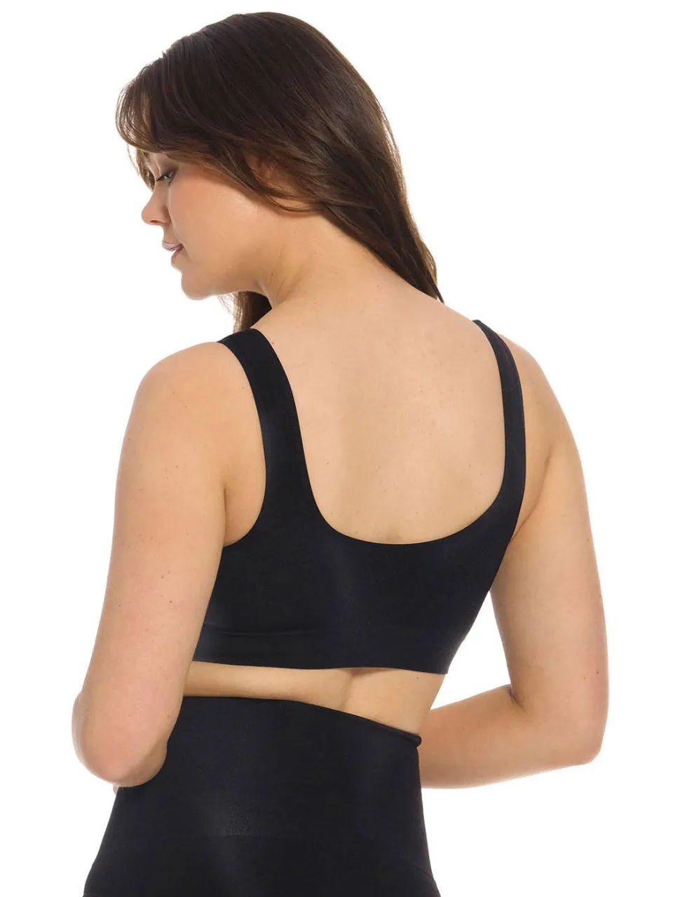 MAGIC Bodyfashion Shimmer naadloze voorgevormde bh-top zwart, foto 5