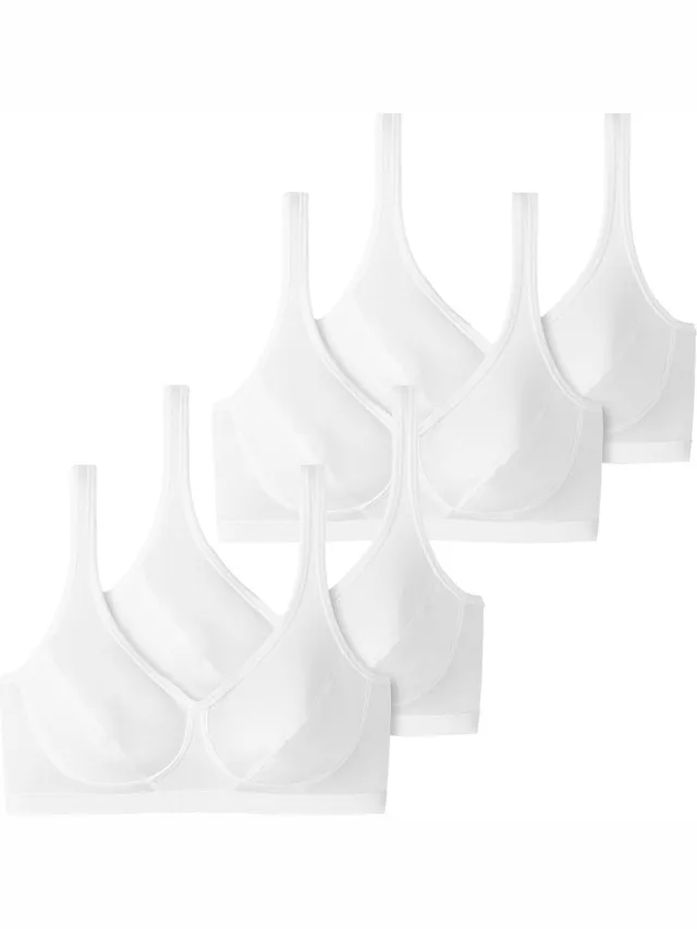 Schiesser Bustier 95/5 Cotton Padded Wit