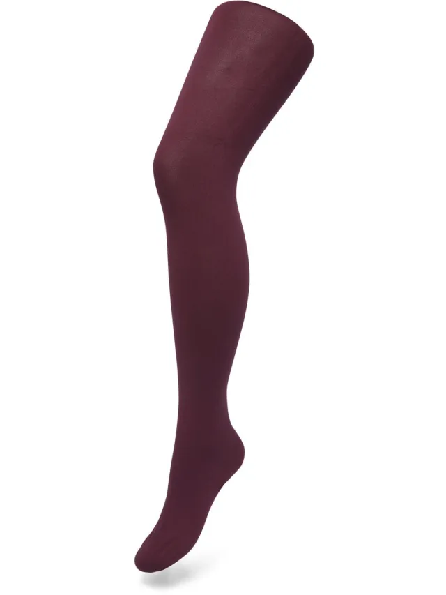 Bonnie Doon Opaque Comfort Panty 70 Denier Donker Rood Dames maat 36/38 S - Extra brede Comfort Boord - Tekent Niet - Kleedt Mooi af - Mat Effect - Gladde Naden - Maximaal Draagcomfort - Donkerrood - Bordeaux - Wine - BN161912.396
