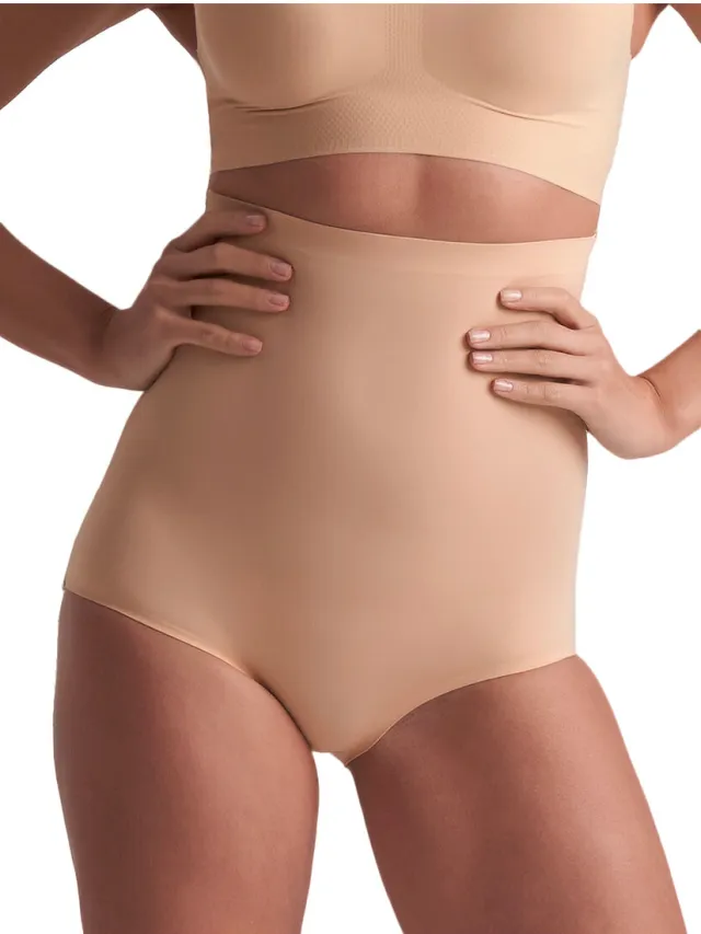 Bye Bra Dag onzichtbare ultra hoge taille slip beige