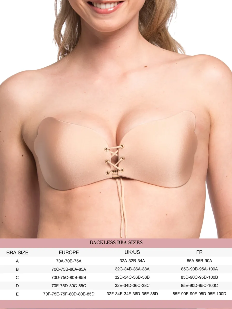 MAGIC Bodyfashion Va-Va-Voom strapless plak-bh beige, foto 4