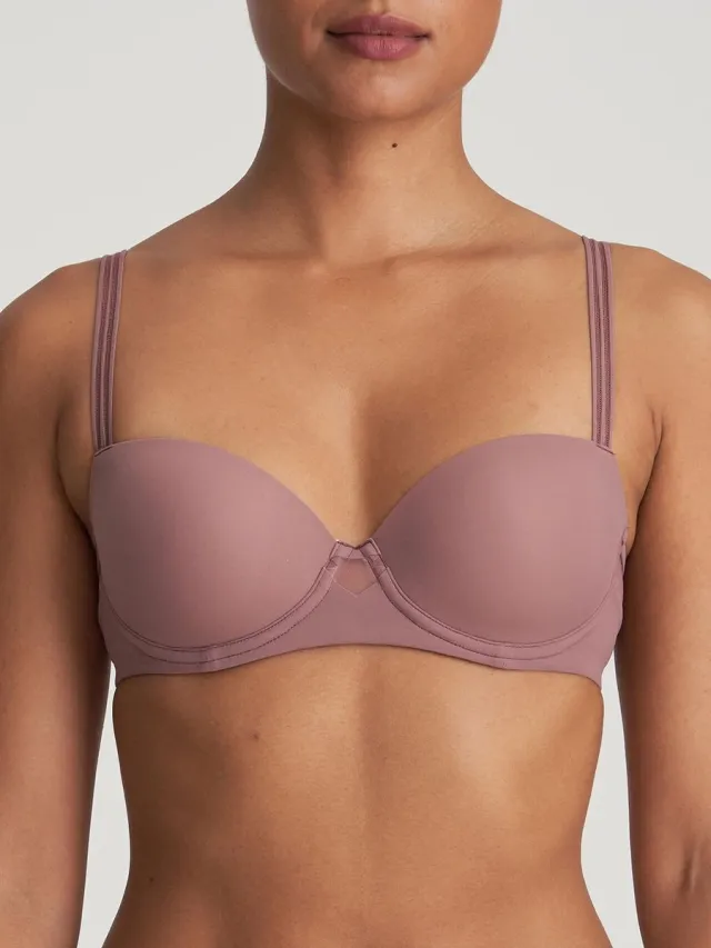 Marie Jo Louie Voorgevormde Balconette Bh 0122099 Satin Taupe - maat EU 80A / FR