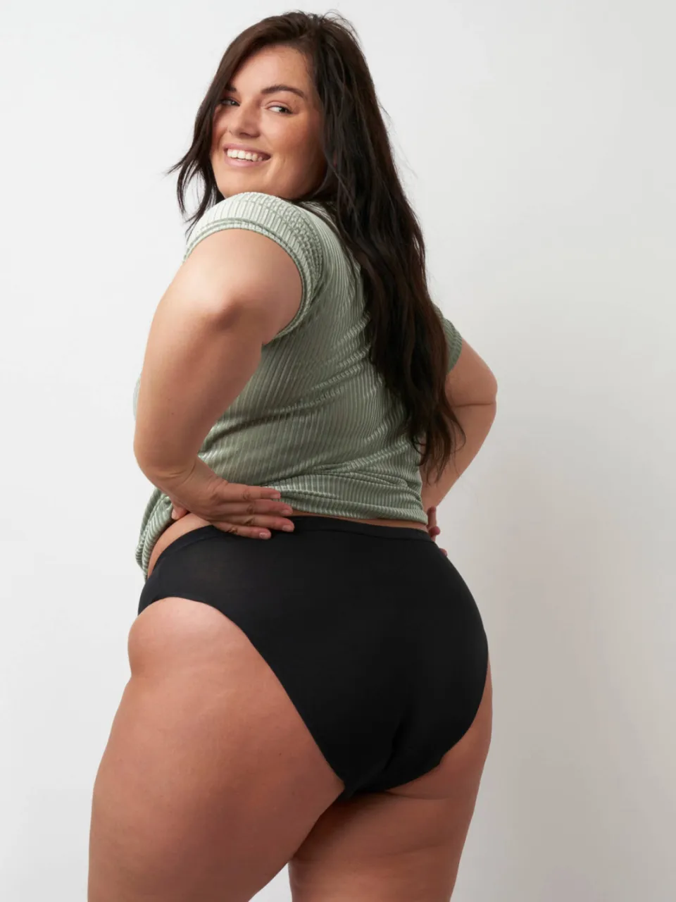 Moodies Undies licht absorberende menstruatieslip zwart, foto 4