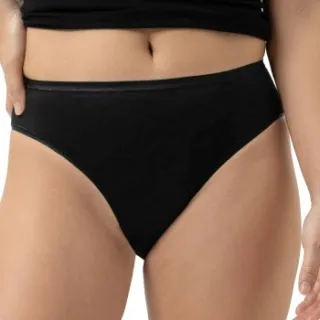 Mey Modal Pure American Brief slip zwart Zwart,Wit