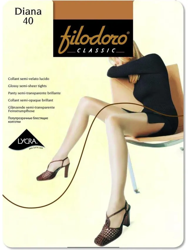 Filodoro Diana 40 denier Nearly Black