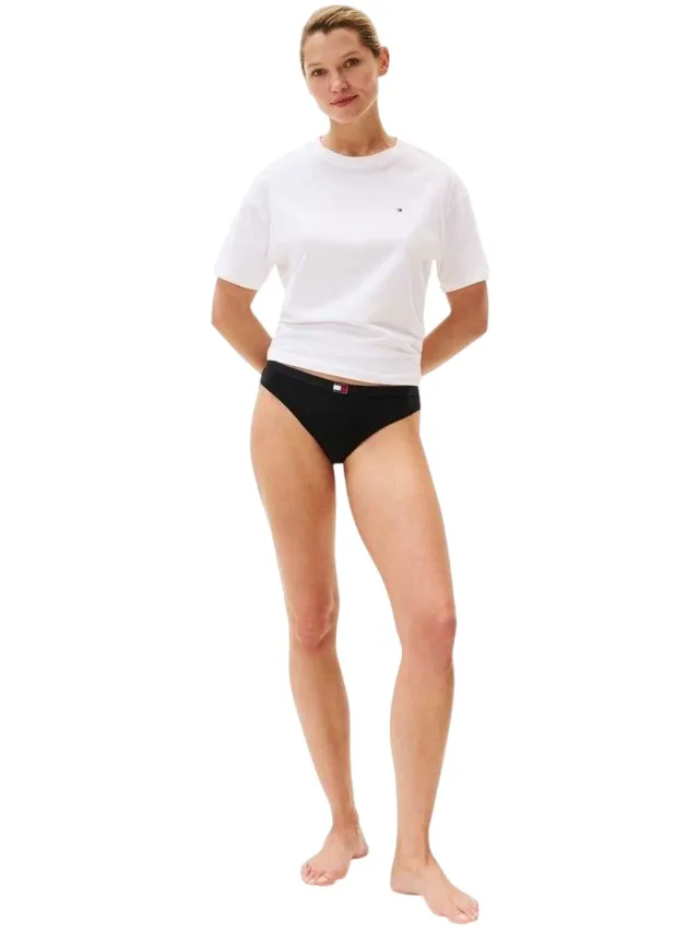Tommy Hilfiger Heritage-logo-string voor dames (set van 3) (Zwart)