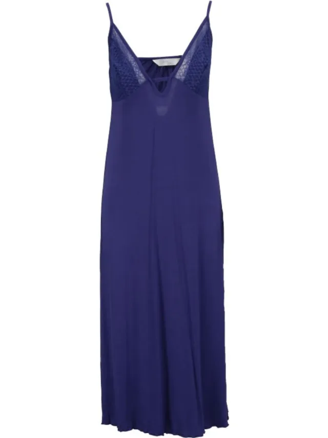 Ringella Katoenen dames nachthemd royalblauw Ringella - Blauw - Maat - 44