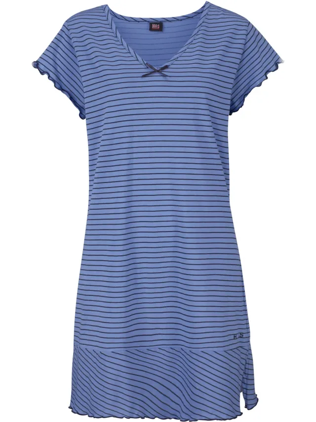 nachthemd blauw gestreept, foto 2