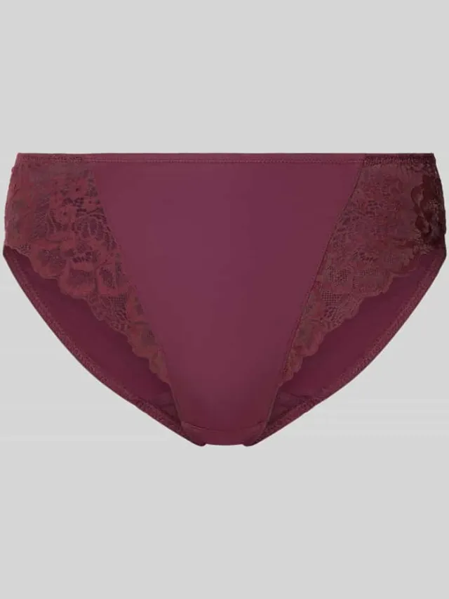 Dorina Slip met kant Bordeaux