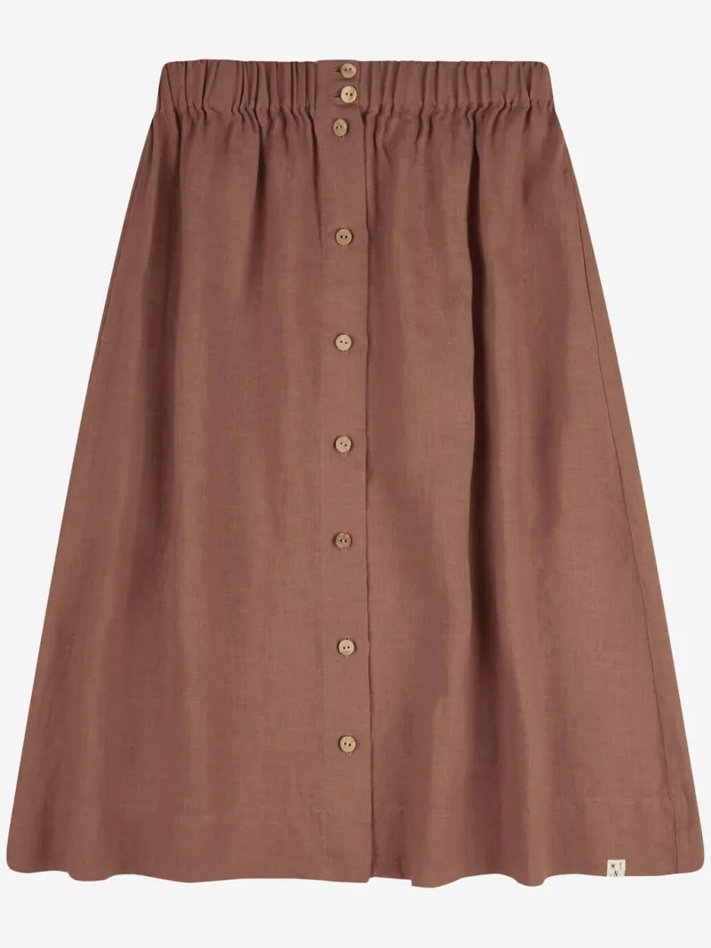 MATONA dames vegan Rok Midi Oudroze, foto 2