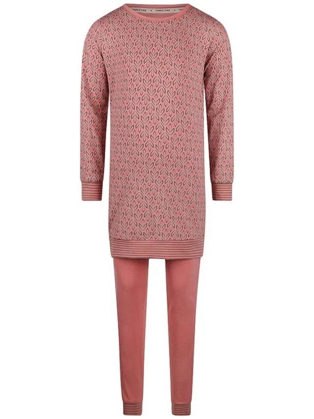 Charlie Choe Roze Pyjama - Mauve-128