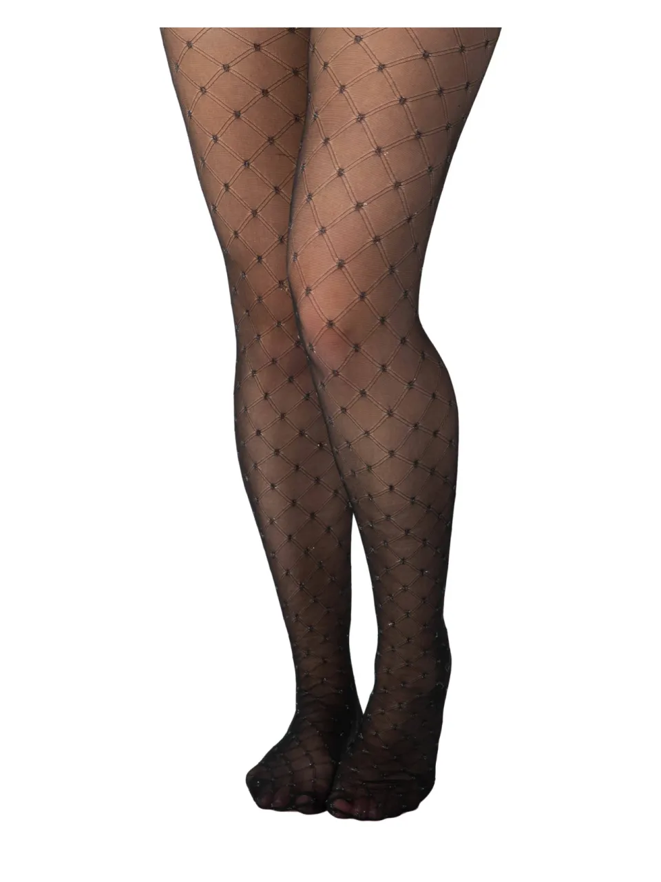 Pamela Mann panty met glitters 20 denier zwart