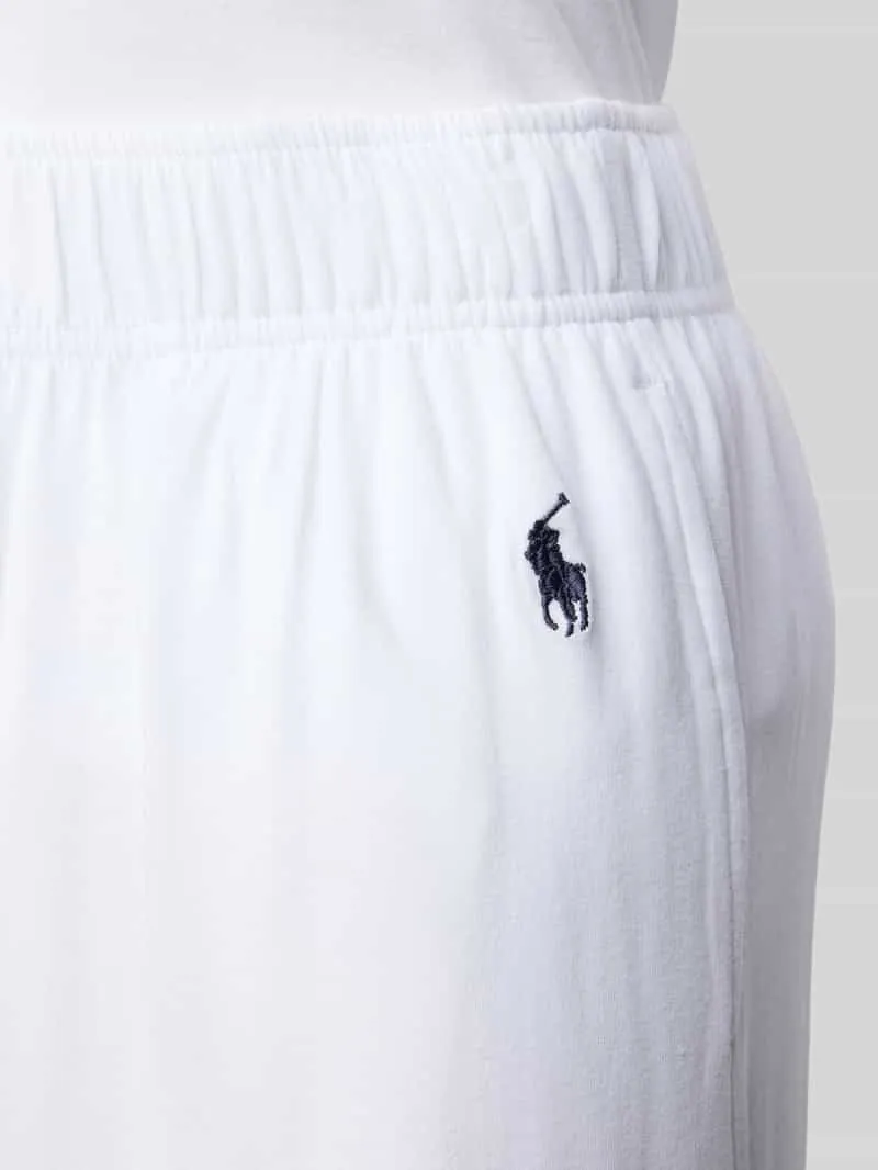 Polo Ralph Lauren Pyjama met logostitchings, model 'POLO ESSENTIALS' offwhite, foto 3