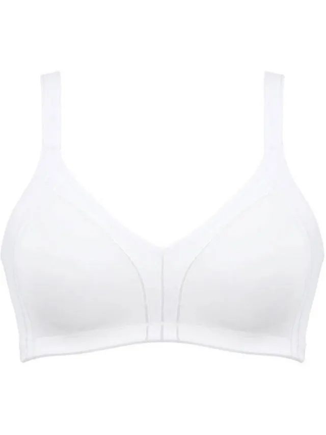 Naturana naadloze soft BH zonder beugels maat 75C wit