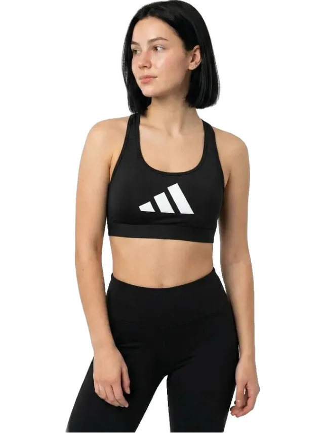 Bralette adidas Brassière Powerreact Big Logo Graphic maintien léger