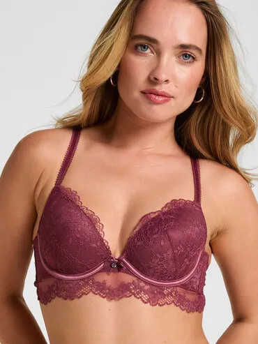 Hunkemöller Voorgevormde Longline Beugel Bh Naomi Paars