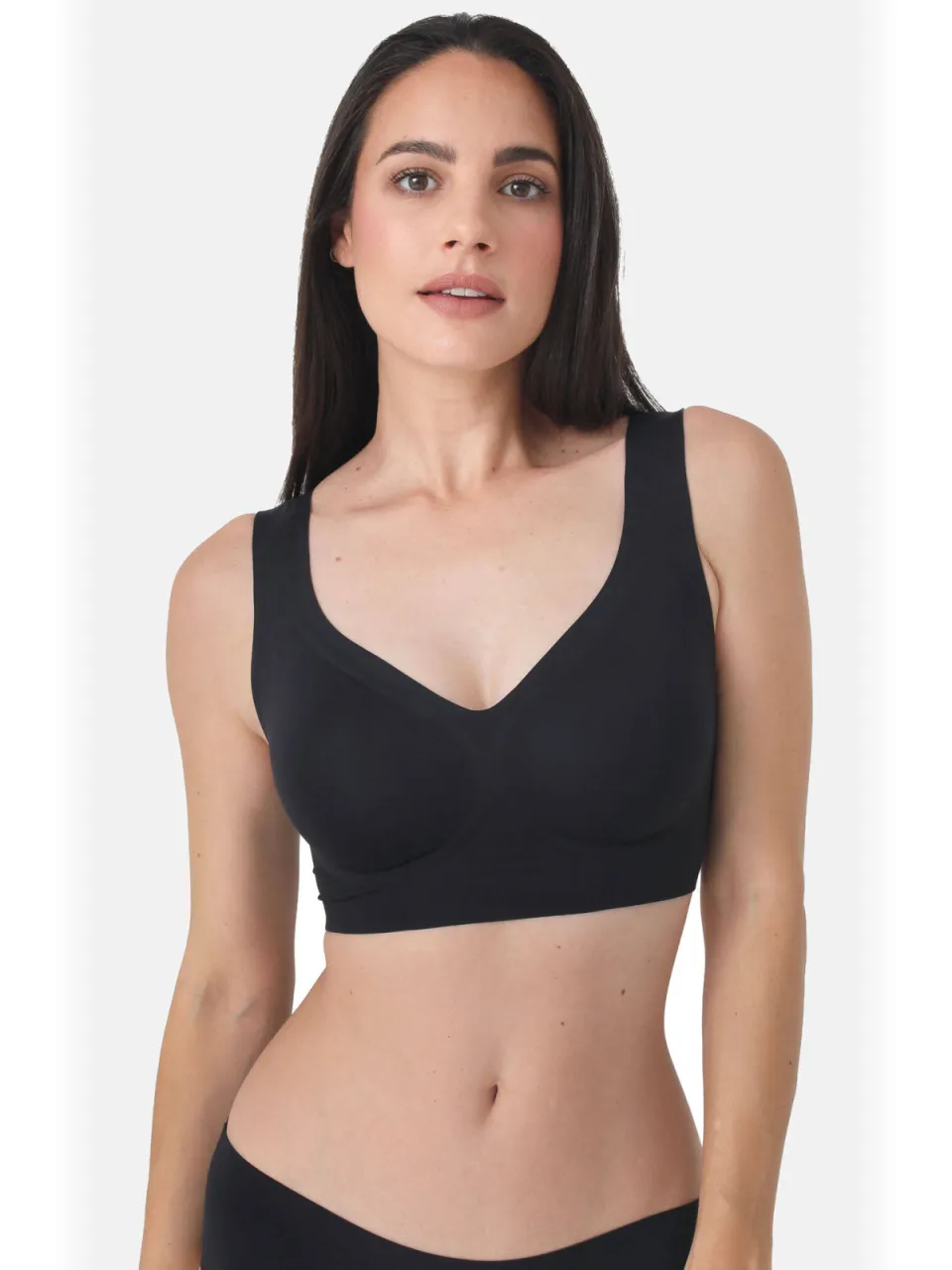 Sassa Mode Bonded Micro voorgevormde bralette zwart