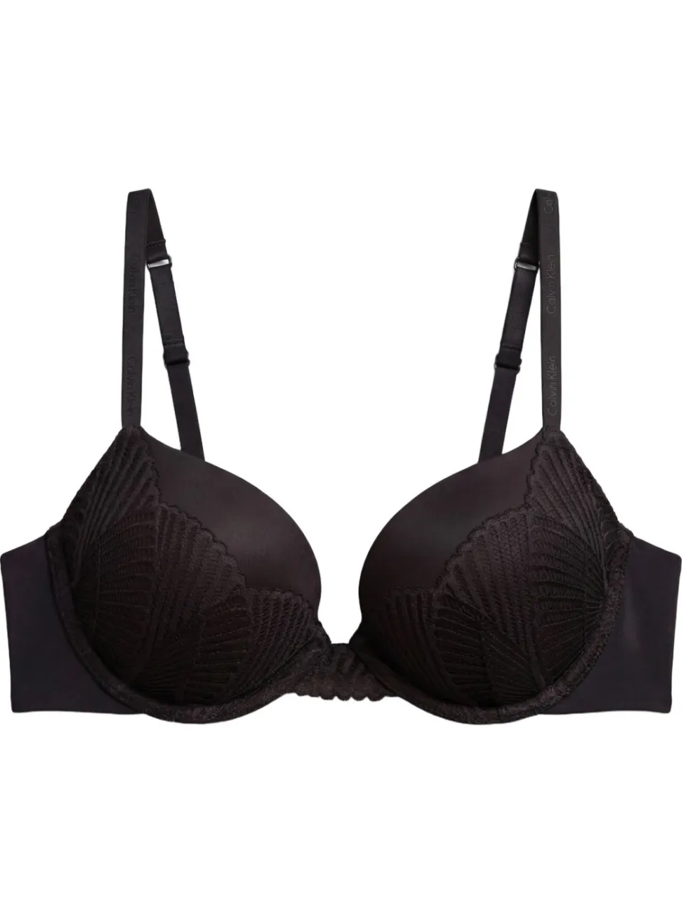 Calvin Klein voorgevormde push-up-bh met beugel - zwart, foto 2