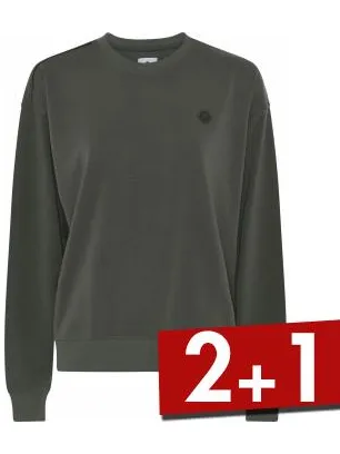 JBS of Denmark Bamboo Badge Sweatshirt Groen,Blauw