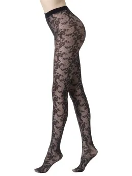Oroblu Sensuel Lace Tights 20 Zwart