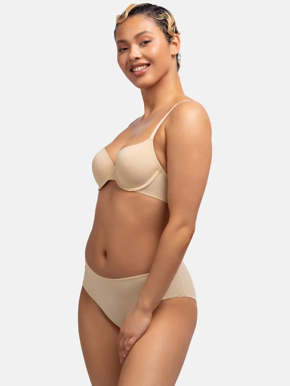 Dorina Michelle T-shirt-bh met beugel lichtbeige, foto 6