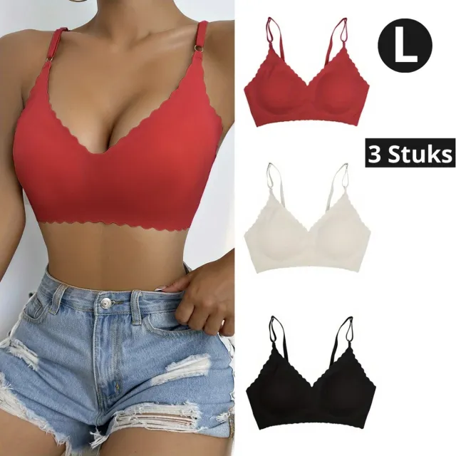 Nivard BH Zonder Beugel - Zonder Bandjes - Push-up Bh's - Comfort Bh - Gemengd Verschillend