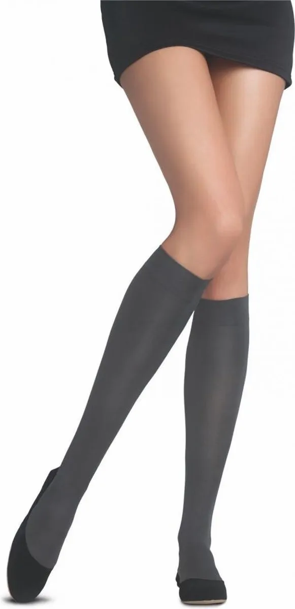 Penti Dames Kniekousen | Pantykousen | Pantykousjes Opaque, matt Micro 40 Denier (pd1007) - ZWART - Maat One size