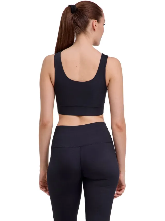 Falke Training Studio voor een laag activiteitsniveau functioneel materiaal sportbeha dames zwart
