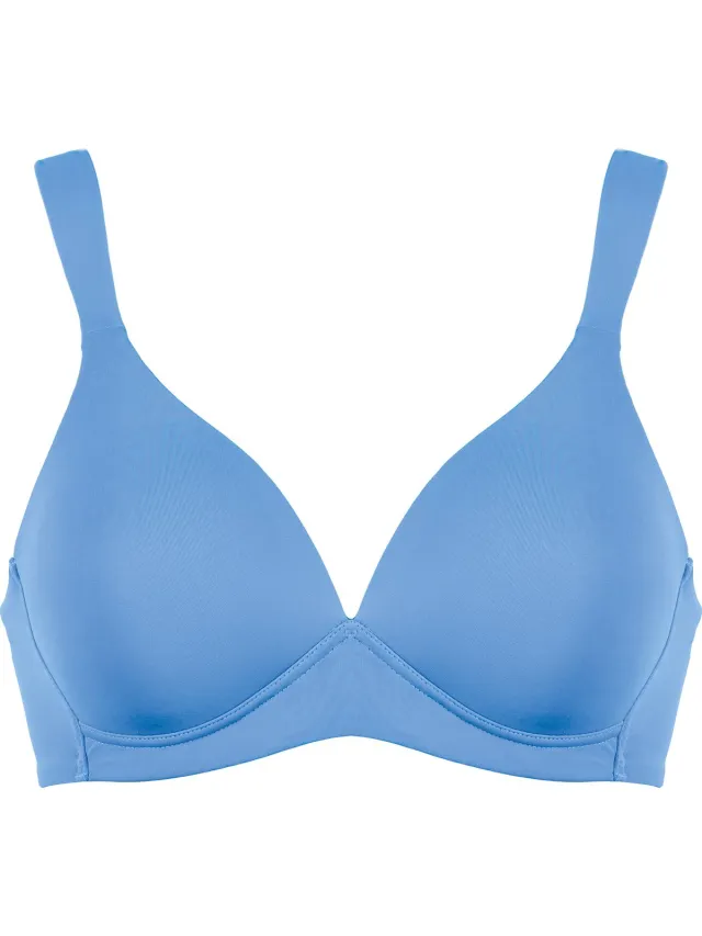 Naturana Soft bh met brede bandjes - 5519 - Marina Blue