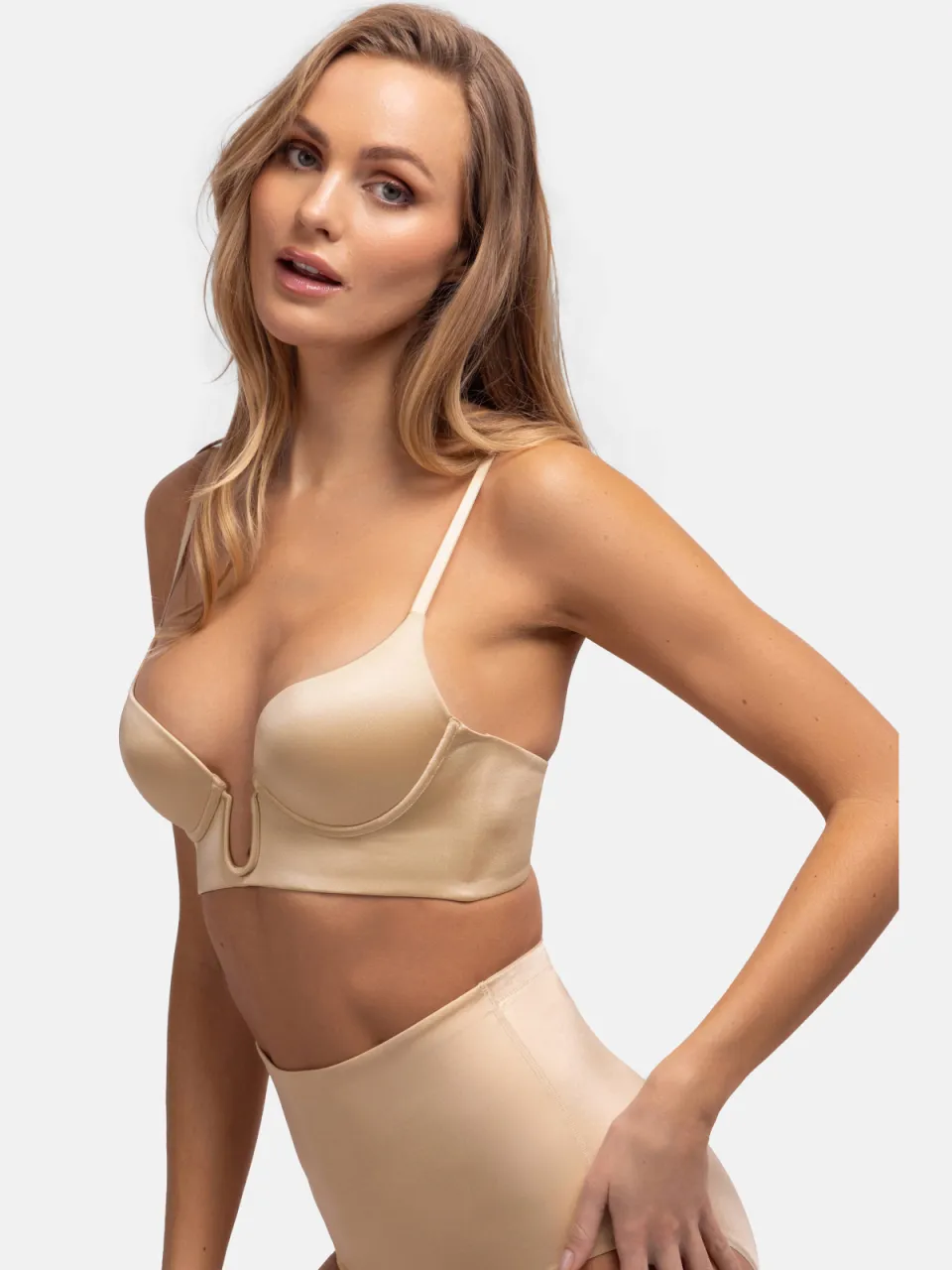 Dorina Sublime Sculpt laag uitgesneden voorgevormde bh beige, foto 3