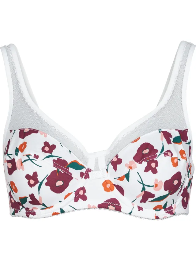 Dim Generous Coton Bio voorgevormde bh wit