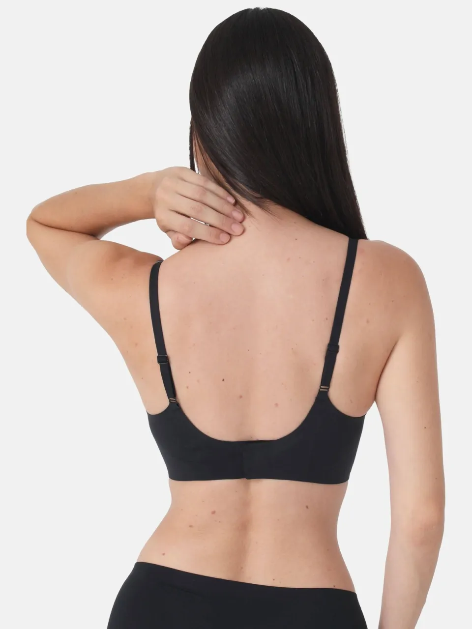 Sassa Mode seamless voorgevormde bh zonder beugel Bonded Micro zwart, foto 5