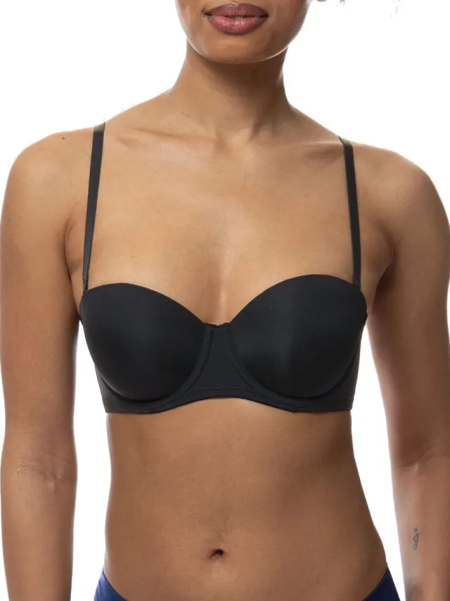 Dorina Balconette BH - Strapless - Michelle - Bh met verwijderbare bandjes - Wit - Zwart - Beige