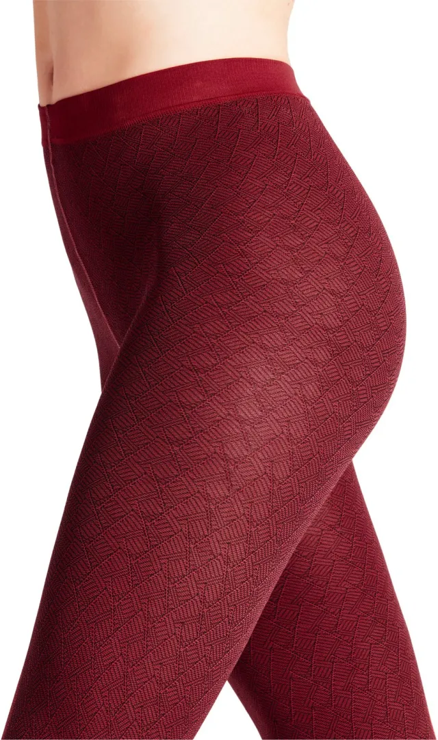 Falke fantasie 50den panty maat M/L burnt siena