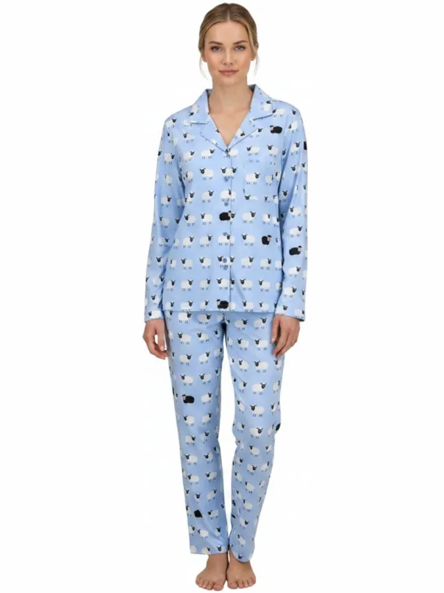 Ringella Sheep Parade – Pyjama – 6511228 – Fjord Blue – Blauw