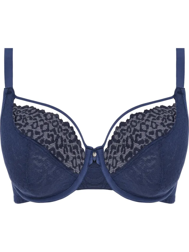 Freya Catwalk UW Plunge Bra Dames Beha - Maat E70 (EU) blauw