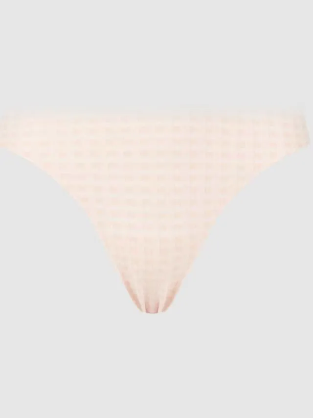 Marie Jo String met structuurmotief, model 'Avero Thong' lichtroze, foto 2