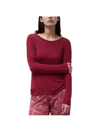 Femilet Yara Nightwear Top Long Sleeve Bruin
